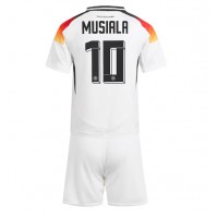 Camisa de Futebol Alemanha Jamal Musiala #10 Equipamento Principal Infantil Europeu 2024 Manga Curta (+ Calças curtas)